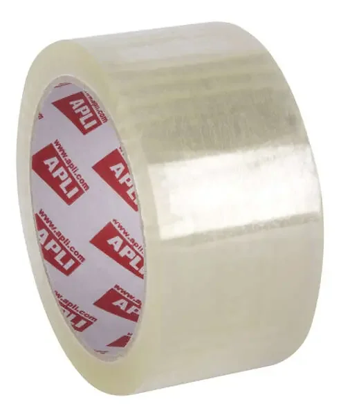 Apli Precinto Premium Pp Solvente Transparente 48mm x 66m – Resistente a la Humedad y al Envejecimiento – Adhesivo de Alta Calidad – Grosor de 28?m Color Transparente (36 uds)