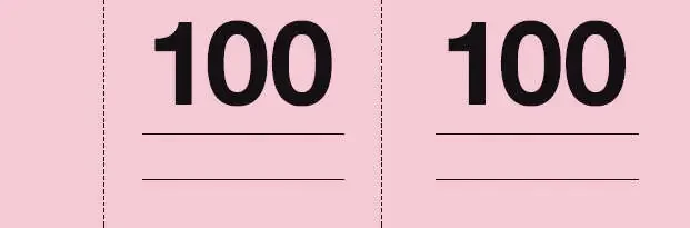 Apli Talonario Guardarropa 1-100 – Numeracion Del 1 al 100 – Papel Autocopiativo – Tamaño A-990 – Blanco