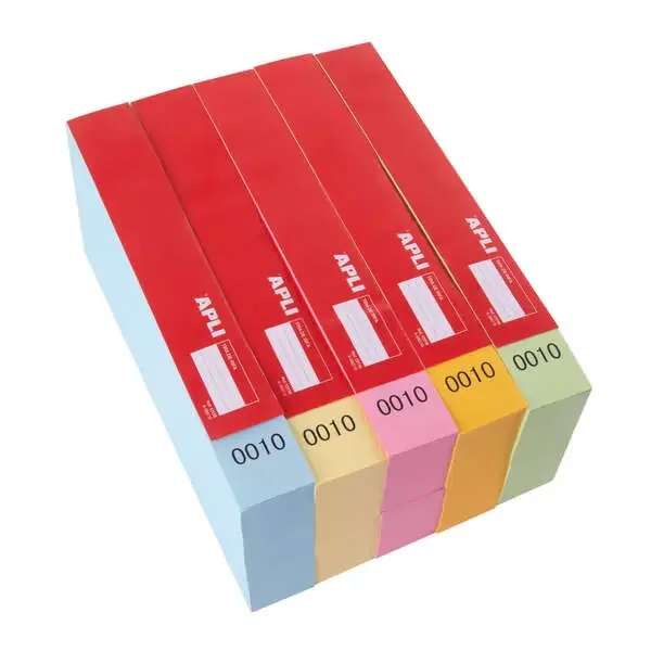 Apli Tira de Rifa Lluminetas 0000-9999 – 980mm de Longitud – Numeracion Clara y Legible – Facil de Cortar – Ideal para Eventos y Sorteos – Amarillo