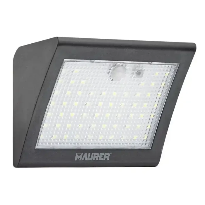 Aplique Solar Led 250 Lúmenes Con Sensor De Movimiento y Crepuscular IP65