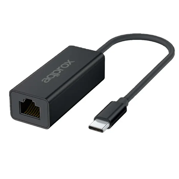 Approx Adaptador USB-C a RJ-45 – Transferencia Rapida hasta 2.5 Gbps – Cable de 17cm