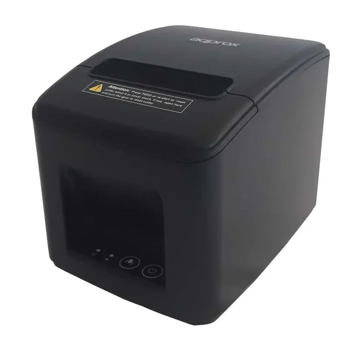 Approx Impresora Termica de Recibos – Resolucion 203dpi – Velocidad 200mm/s – USB, RJ45, RJ11 – Auto-Corte y Corte Manual