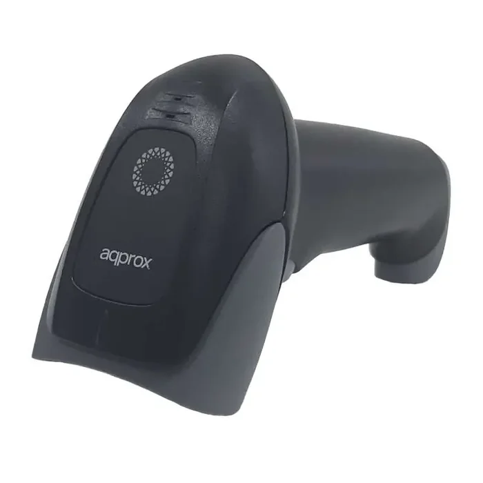 Approx Lector de Codigos de Barras Inalambrico 1D/2D Bluetooth – Indicador LED y Beeper – Velocidad de Escaneo 30fps – Disparo Manual o Automatico – Autonomia hasta 12 aprox. – Color Negro