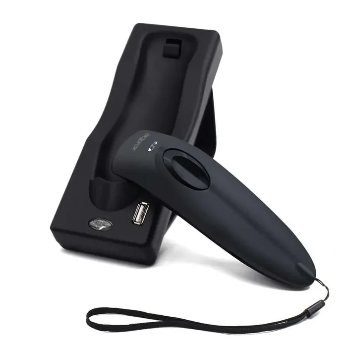 Approx Lector de Codigos de Barras Inalambrico Bluetooth RF – Indicador LED, Beeper y Vibracion – Velocidad 30fps – Autonomia hasta 7h