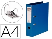 Archivador De Palanca Elba Carton Forrado Din A4 Azul Lomo De 80 100022626