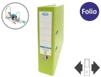Archivador De Palanca Elba Carton Forrado Pvc Con Rado Top Folio Lomo 400084922 , Verde Lima
