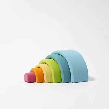 Arco iris pequeño pastel