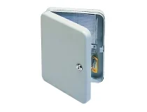 Armario De Metal Portallaves Qconnect Chapa De Acero Cerradura De Seguridad 200x160x60 Kf02605