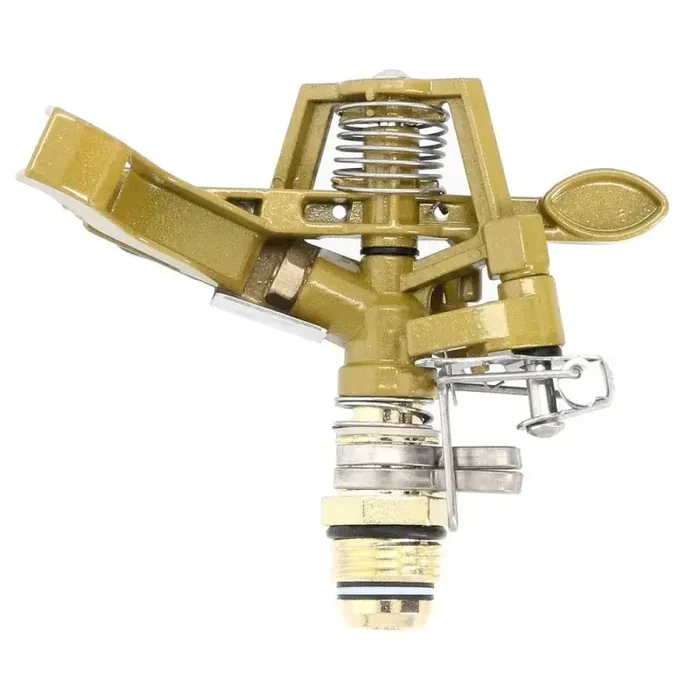 Aspersor Riego Regulable Metálico Sectorial Toma 1/2″ Fabricado En Zinc, Riego De Jardines / Césped