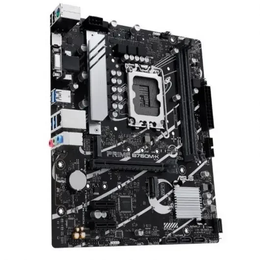 Asus Prime B760M-K Placa Base Intel 1700 – HDMI, VGA, PCIe 4.0, M2, 4x Sata III, USB 2.0, 3.2, RJ-45