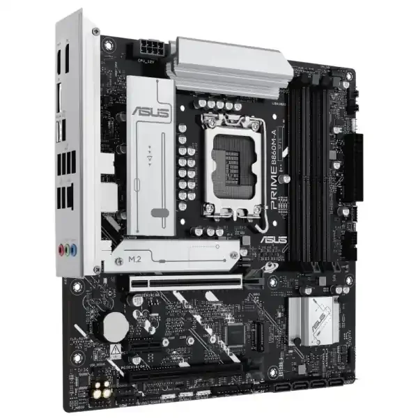 Asus Prime B860M-A-CSM Placa Base LGA 1851 – 4x DDR5, M2, 4x Sata III, PCIe 4.0, USB 2.0, 3.2, USB-C, RJ-45, HDMI, DisplayPort – Factor de Forma MicroATX