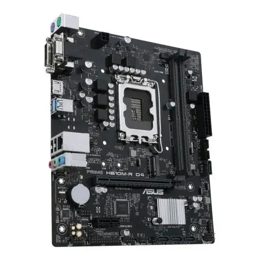 Asus Prime H610M-R D4 Placa Base Intel1700 2x DDR4 – HDMI, M.2, PCIe4.0, 4x Sata III, USB 3.2, MicroATX