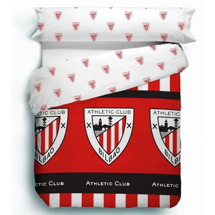 Athletic Club de Bilbao juego de funda nórdica y almohada para cama de 135cm producto oficial.