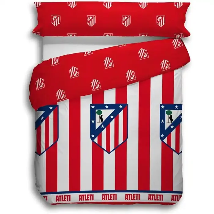 Atlético de Madrid juego de funda nórdica y almohada para cama de 105cm producto oficial
