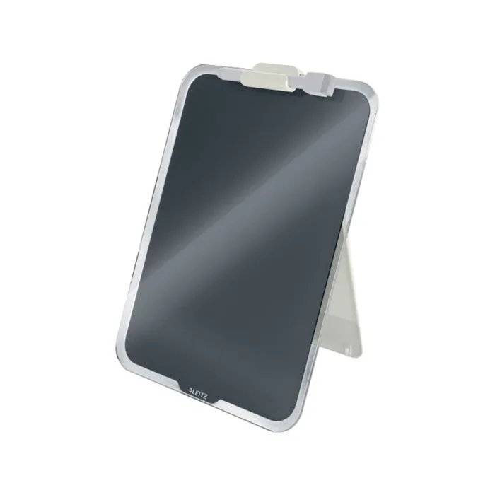 Atril sobremesa leitz cristal cosy color gris