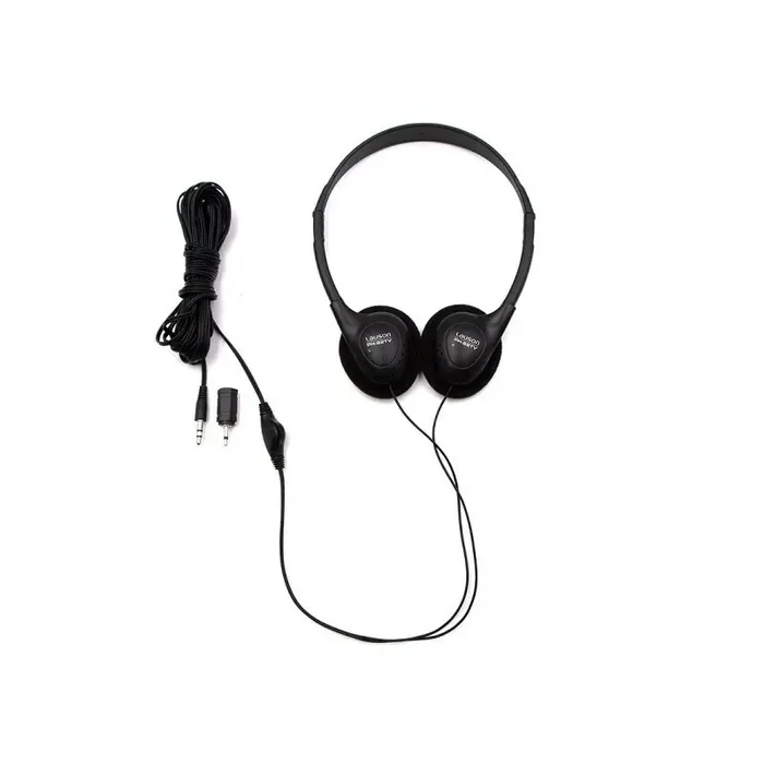 Auricular Lauson Diadema – Especial TV con 6 metros de cable con control de volumen PH92TV
