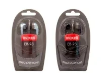 Auricular Maxel Blacksilver 1,2 M Maxell Eb98 Black Silver