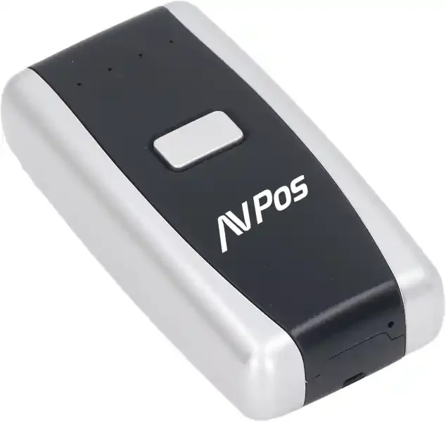 AVPos Lector de Codigos Portatil BT01 – Codigos 1D, 2D y QR – USB y serie – Bluetooth – 1000mAh – Color Negro
