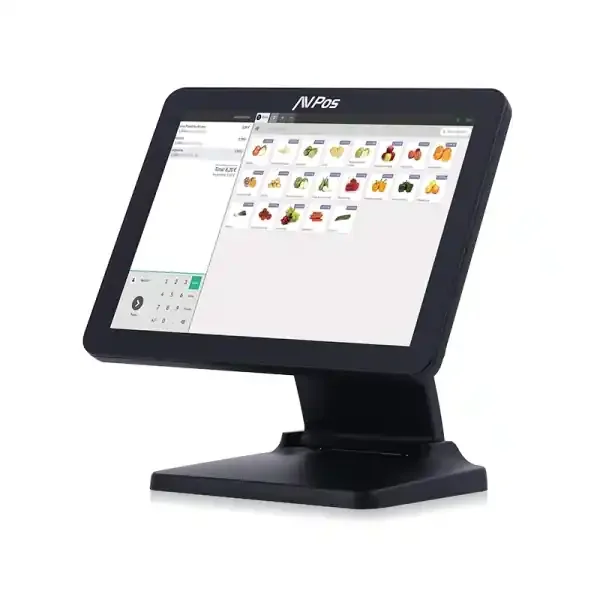 AVPos TPV K5000 Flex Aluminio 15 Tactil – I5 – 8gb Memoria – SSD 128gb – VGA, HDMI, Serie – WIFI, LAN – Color Negro