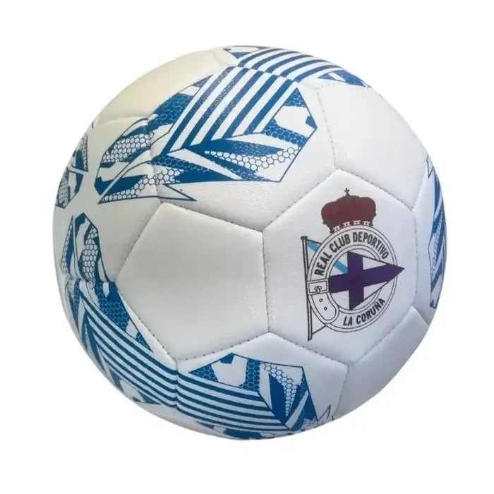 Balón Real Club Deportivo de La Coruña talla 5 grande tamaño similar al del fútbol 11