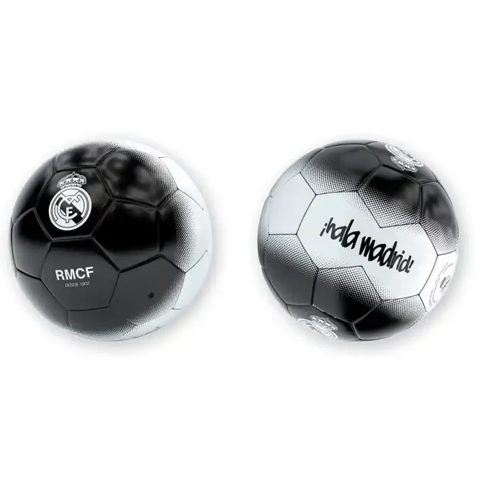 Balón Real Madrid talla 5 grande producto oficial blanco negro