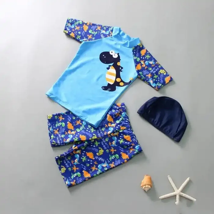 Bañador de superhéroes para bebé y niño.