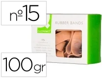 Bandas Elasticas Qconnect 100 Gr 150×10 Mm Numero 15 Kf14649