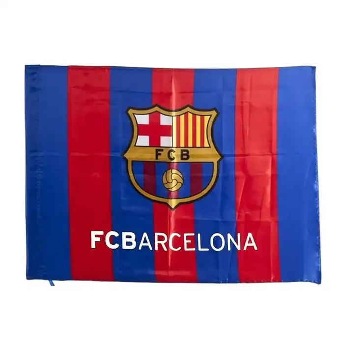 Bandera FC Barcelona 75×50 cm Producto Oficial Licencia letras blancas