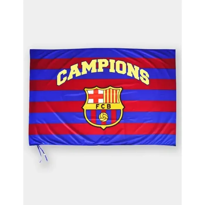 Bandera Fútbol Club Barcelona CAMPIONS 150×100 producto oficial
