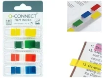 Banderitas Separadoras Qconnect Dispensador 4 Colores 35 Hojas Por Color Kf03631 , Surtidos