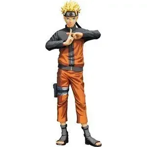 BANPRESTO GRANDISTA NARUTO SHIPPUDEN NARUTO UZUMAKI – FIGURA DE COLECCION – ALTURA 27CM APROX. – FABRICADA EN PVC Y ABS