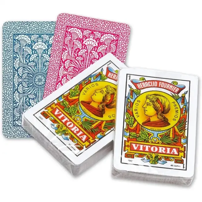 Baraja Española naipe Heraclio Fournier 50 cartas color aleatorio