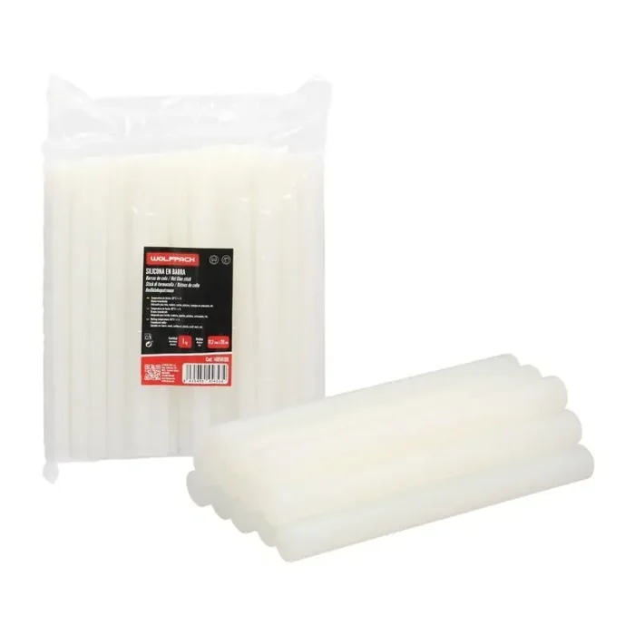 Barras De Pegamento Caliente Diámetro 11,2 mm. bolsa De 1 Kg. Barras Silicona, Pegamento Pistola Termofusible, Silicona Pistola