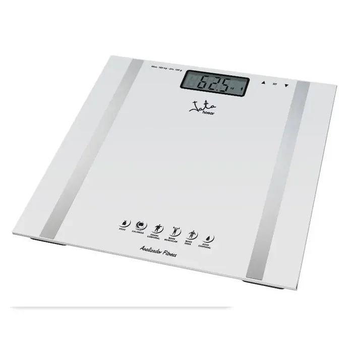 Báscula digital peso max 180kg pantalla LCD 12 memoria Jata 532