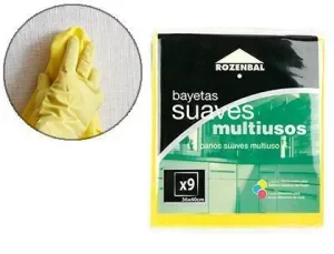 BAYETA MULTIUSO 36X40 CM PACK DE 9 UNIDADES