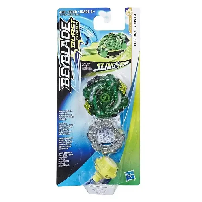 Beyblade Burst Turbo Slingshock Poison X Hyrus H4.