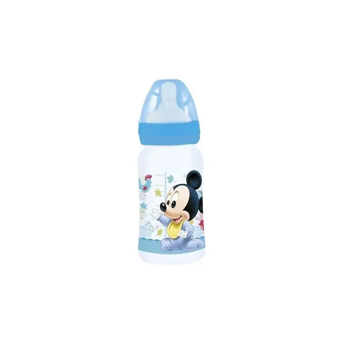 Biberón 240ML Mickey baby paint pot Tetina silicona3 posiciones libres de BPA