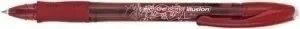 BIC GEL-OCITY ILLUSION BOLIGRAFO DE TINTA GEL BORRABLE – PUNTA MEDIA DE 0.7MM – RECARGABLE – GRIP DE GOMA – CLIP DE PLASTICO – COLOR ROJO