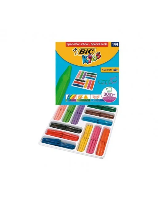 BIC KIDS 144 LAPIZ CERA PLASTIDECOR KIDS SURTIDO – 8878332