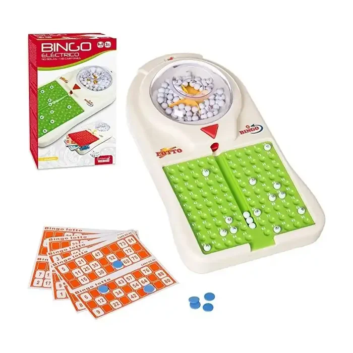 Bingo eléctrico 90 Bolas 48 Cartones 36 Cm – Comprar Bingo grande de buena calidad
