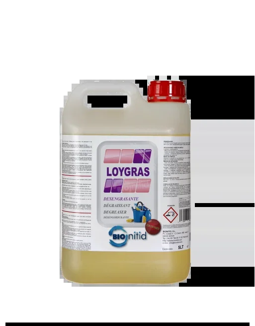 BIONITID GARRAFA DESENGRASANTE CONCENT LOYGRAS 5L 208305