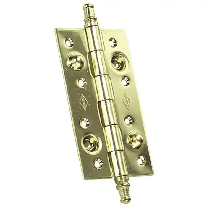 Bisagra Seguridad Latonada 150×80 mm.