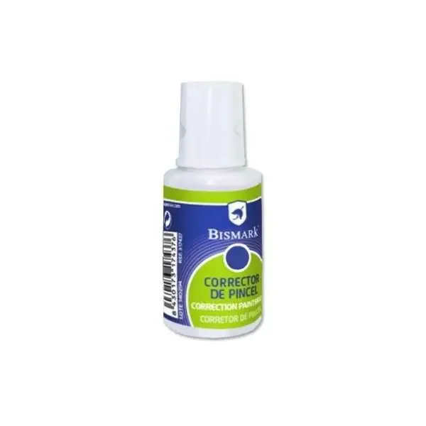 Bismark Liquido Corrector 16ml – Secado Rapido – Aplicador de Pincel – Tamaño Compacto