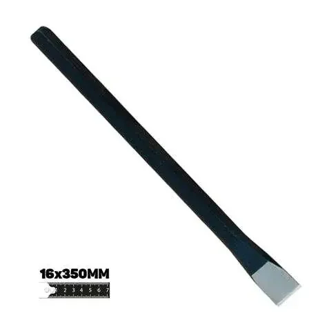 Blim Barra de Acero al Carbono Resistente – Medidas 16 X 350 mm – Alta Calidad y Resistencia al Impacto – Color Negro