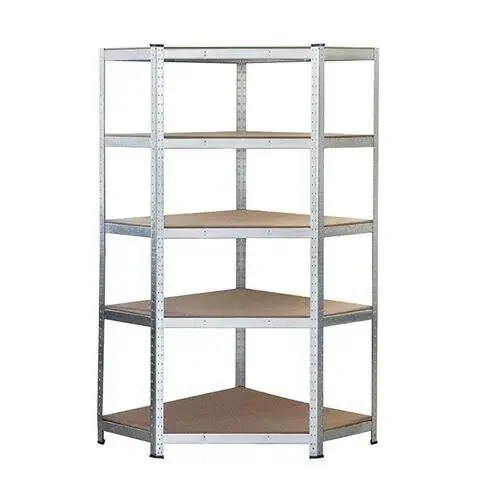 Blim Estanteria Galvanizada – 180x90x40x90cm – 5 Baldas Ajustables – Soporte 175kg por Balda – Espesor Acero 0.62mm – Espesor Estantes de Madera MDF 4mm – Facil Montaje – Color Gris
