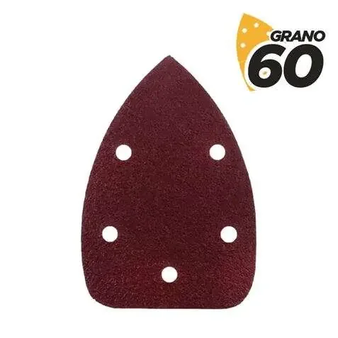 Blim Pack de 10 Lijas con Velcro para Lijadora BL0124 – Grano 60 – Formato Triangular