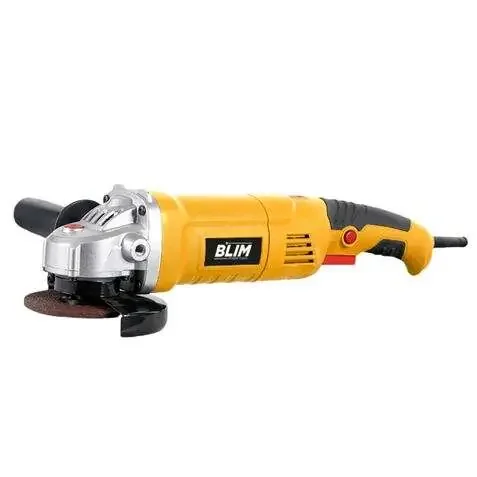 Blim Radial 125mm – Potencia 1200W – Regulacion Electronica – Diseño Ergonomico – Empuñadura Multiposicion – Proteccion Antichispas – Boton de Bloqueo