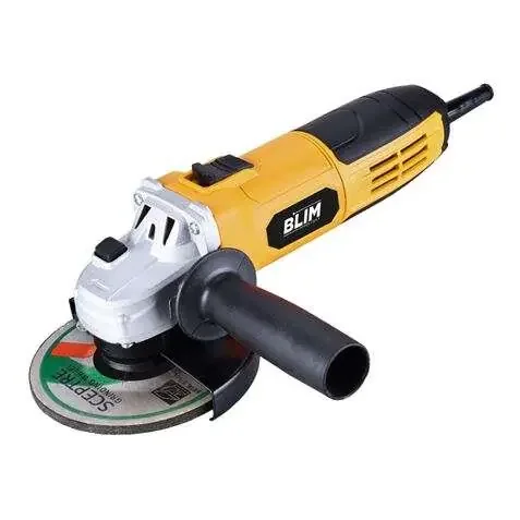 Blim Radial 125mm – Potencia 750W – Diseño Ergonomico – Empuñadura Multiposicion – Proteccion Antichispas – Boton de Bloqueo – Color Amarillo