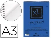 Bloc Dibujo Acuarela Canson Xl Mix Media Grano Medio Din A3 Microperforado C200807216