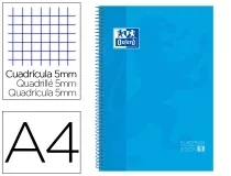 Bloc Espiral Oxford European Book Tapa Extradura Din A4 80 Hojas Cuadricula 400028276